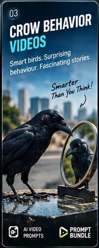 Crow Behavior – AI Video Prompt Pack